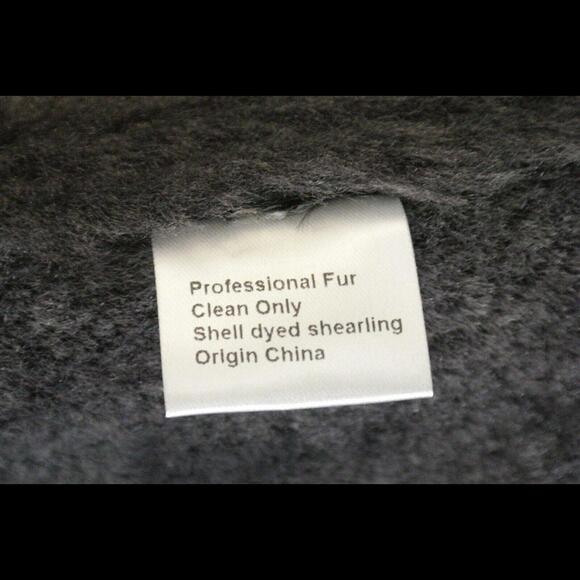 NEW Blueduck Genuine Shearling Flight Jacket in fadded black Sz S #SJ925 - Picture 8 of 9